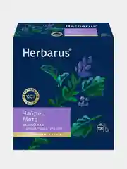 Чай черный Herbarus, Чабрец Мята, с добавками, 100 пакетиков