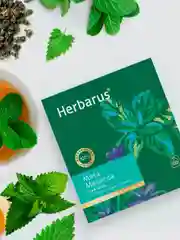 Чай улун Herbarus, Мята Мелисса, с добавками, 100 пакетиков