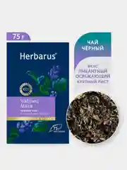 Чай черный листовой с добавками Herbarus "Чабрец. Мята", 75 г