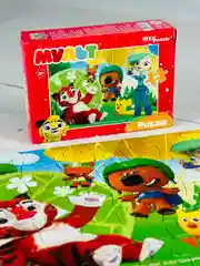 Пазл для малышей игра Лео и Тиг Сказочный патруль Мимимишки Мультгерои 54 мозаика детская