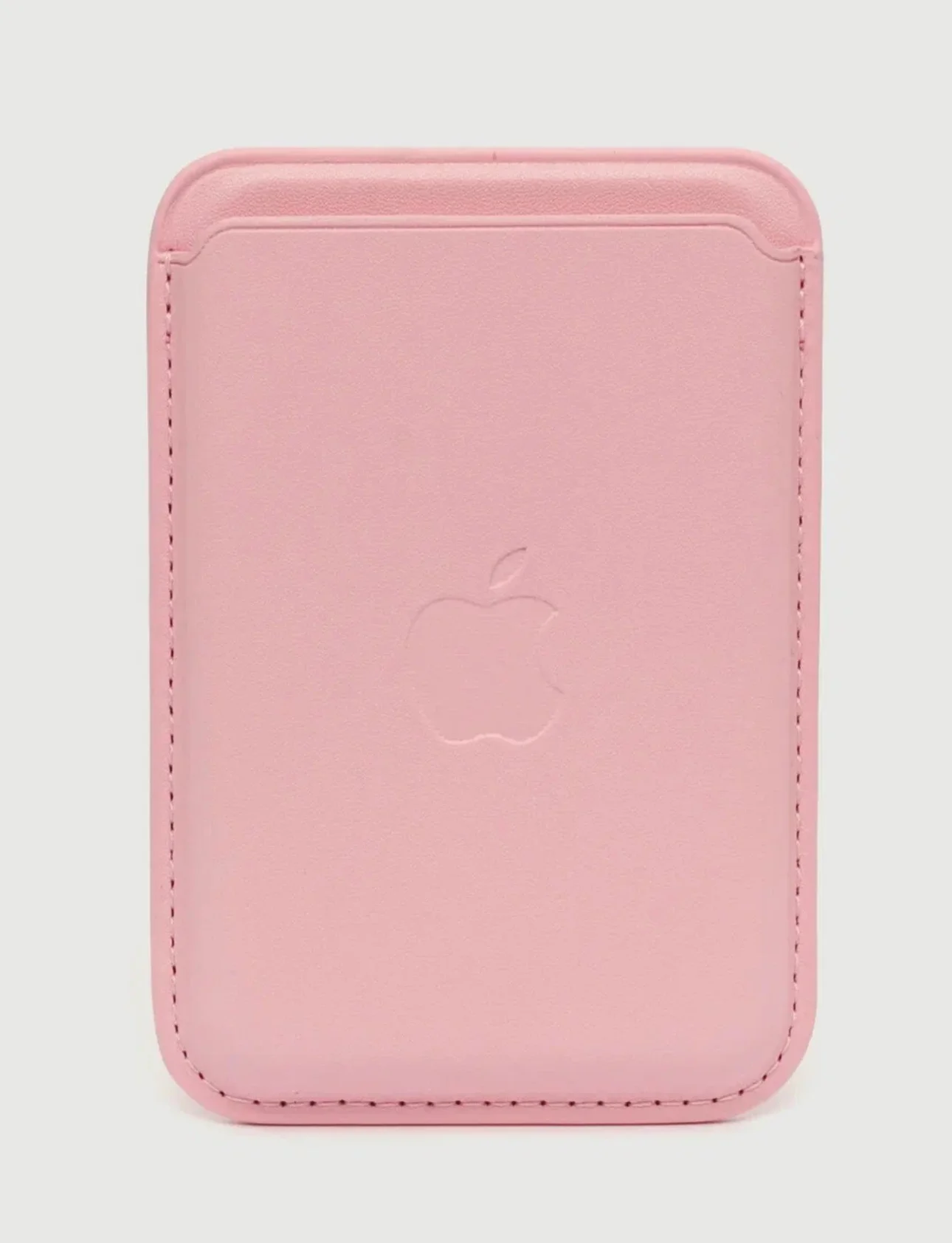 Розовый картхолдер - бумажник на iPhone с поддержкой MagSafe/Leather Wallet