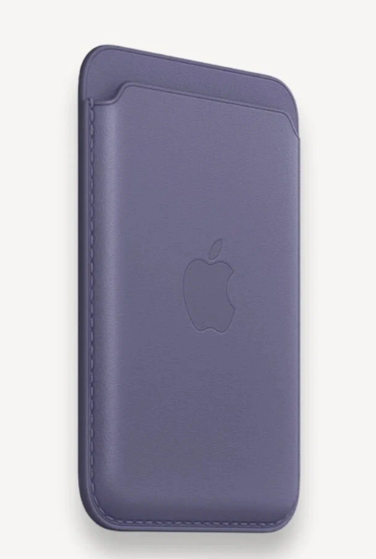 Лавандовый картхолдер - бумажник на iPhone с поддержкой MagSafe/Leather Wallet