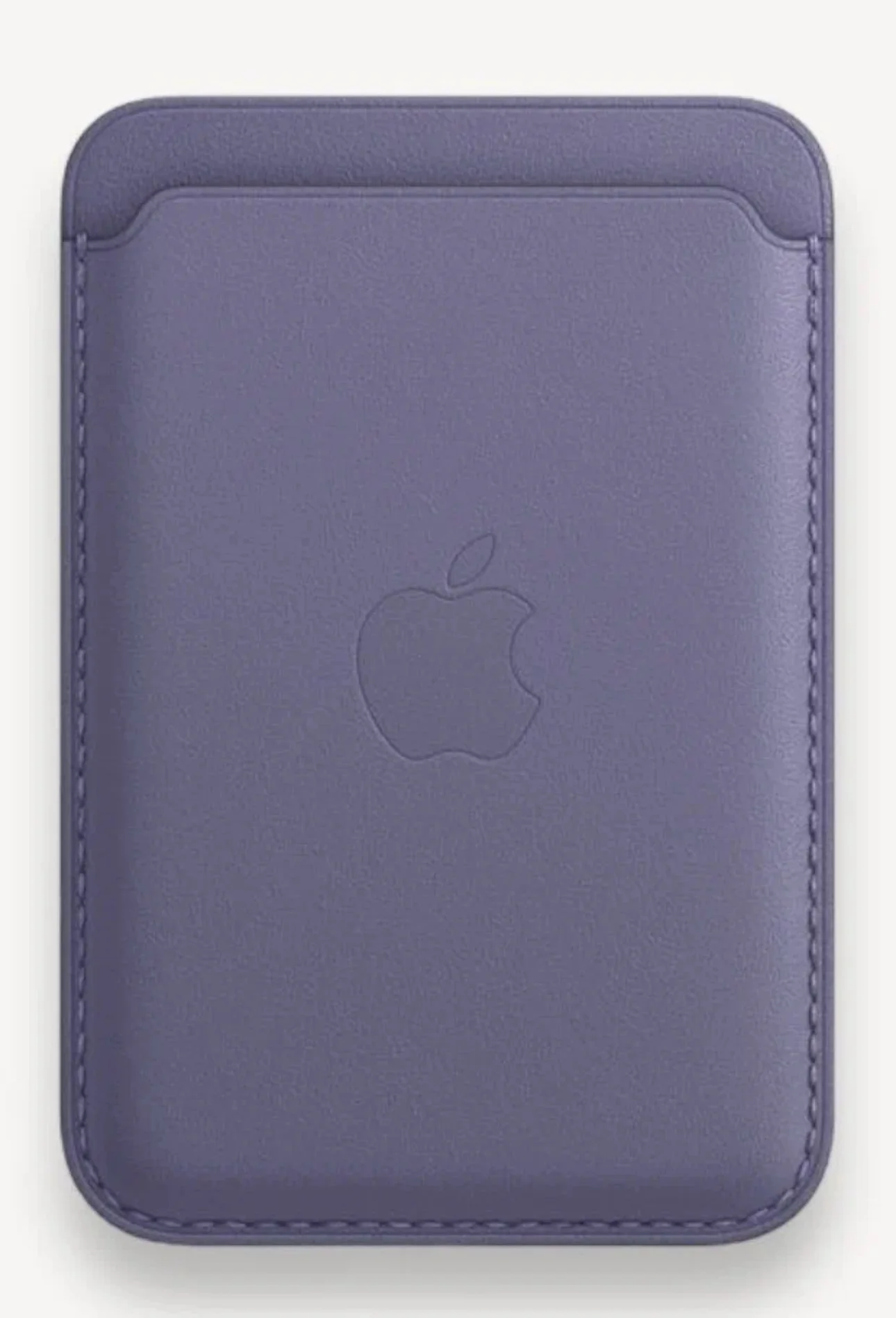 Лавандовый картхолдер - бумажник на iPhone с поддержкой MagSafe/Leather Wallet