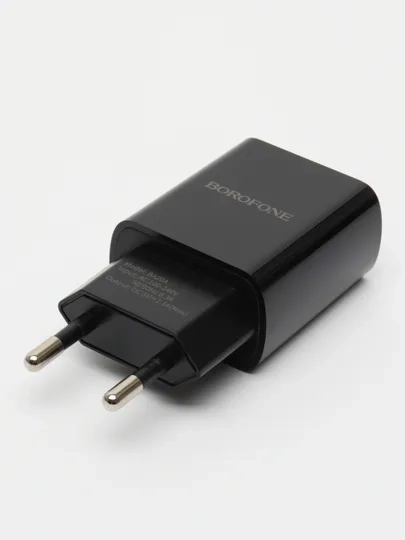 Зарядное устройство для телефона блок Borofone BA20A, 1USB до 2.1 А