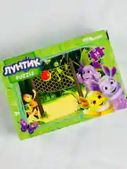 Пазл картонный Лунтик герои из мультика 54 мозаика детям игра для развития мелкой моторики