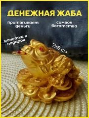 Денежная жаба с монеткой талисман богатства, фен-шуй