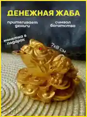 Денежная жаба с монеткой талисман богатства, фен-шуй