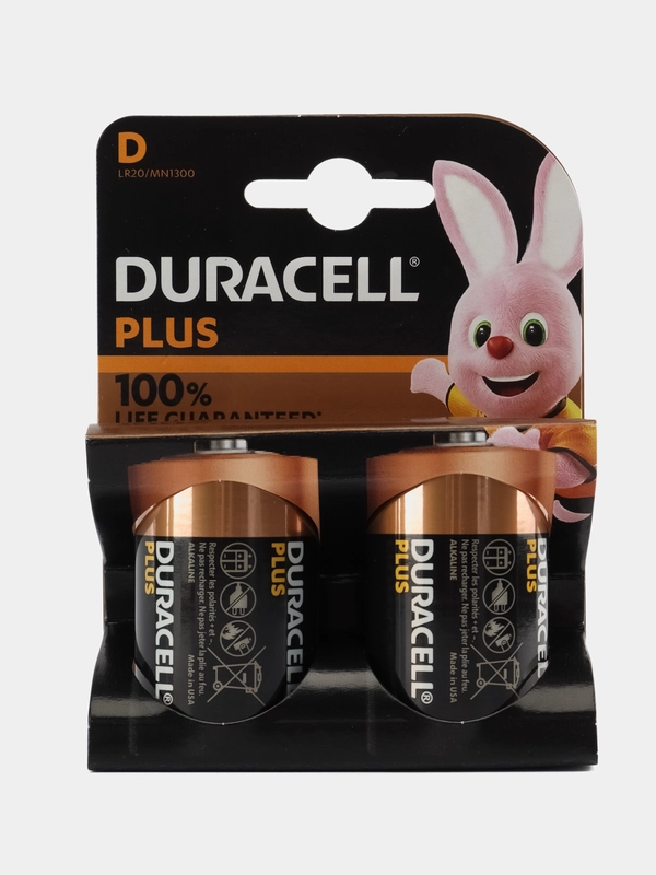 Батарейки Duracell тип LR20 (D) для газовой колонки