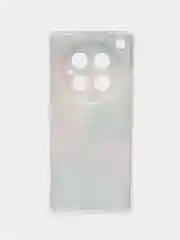 Кораллово-розовый чехол на Infinix Zero 40 4G / Инфиникс Зеро 40 4G прозрачный, с принтом, защита камеры