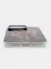 Оливковый чехол на Apple iPhone 16 Pro / Айфон 16 Про прозрачный, с принтом, защита камеры