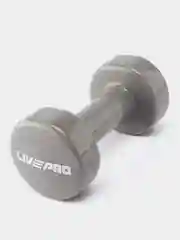 Серый гантель LiveUp LP8076 винил
