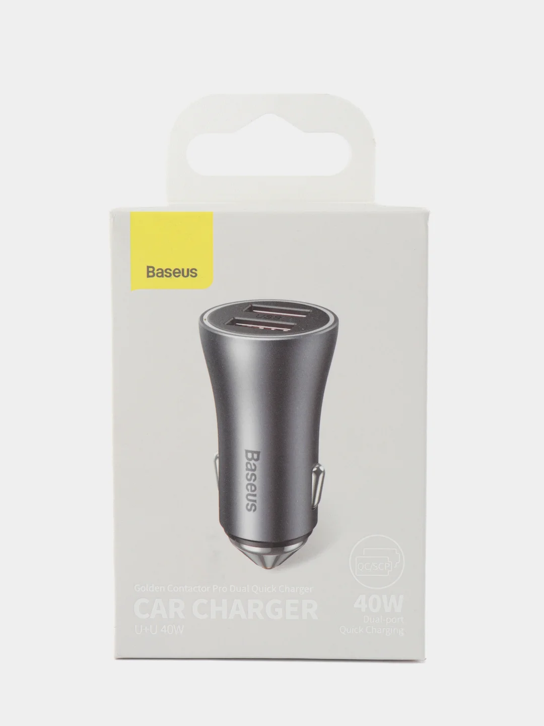 Черный автомобильно зарядное устройство Baseus 40W / 60W
