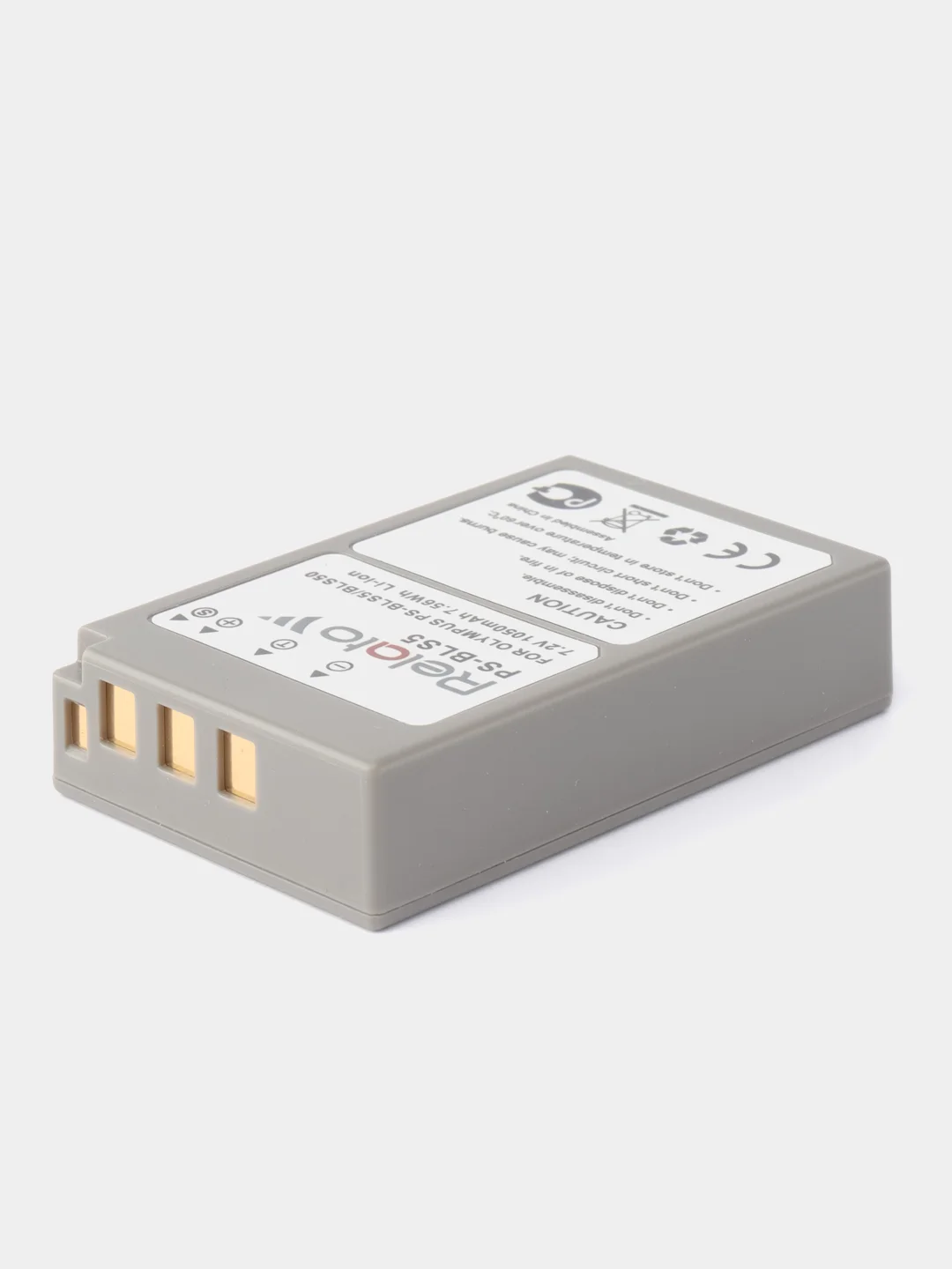 Аккумулятор Relato PS-BLS5 OLYMPUS BLS-5 / PS-BLS5 / BLS-50 ДЛЯ OM-D, PEN E-PL2, E-PL5