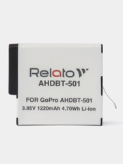 Аккумулятор для экшн-камеры Relato AHDBT-501 для видеокамеры GoPro HD Hero 5