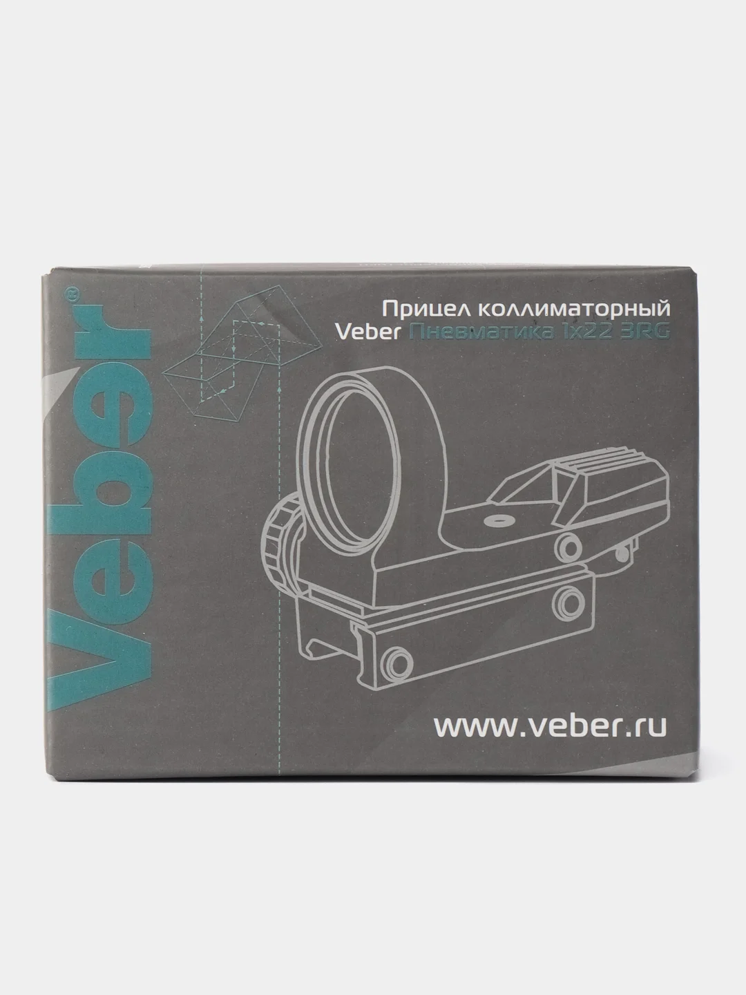 Прицел оптический Veber Пневматика 1x22 3RG