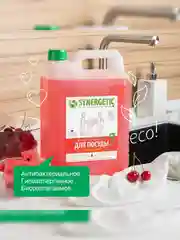 Средство для мытья посуды и детских игрушек SYNERGETIC "Арбуз", 5 л