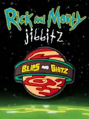 Бордовый джибитсы / украшение для обуви, сабо и браслета Джиббитс "Rick and Morty"