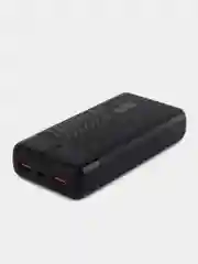 Черный power Bank 20000 мАч, быстрая зарядка, 22.5W, 2 USB разъема для зарядки + Type-C