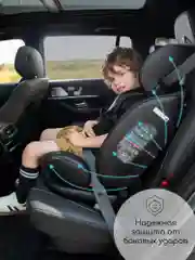 Автокресло детское AMAROBABY ST-3,Isofix класс D, группа 0+/1/2/3
