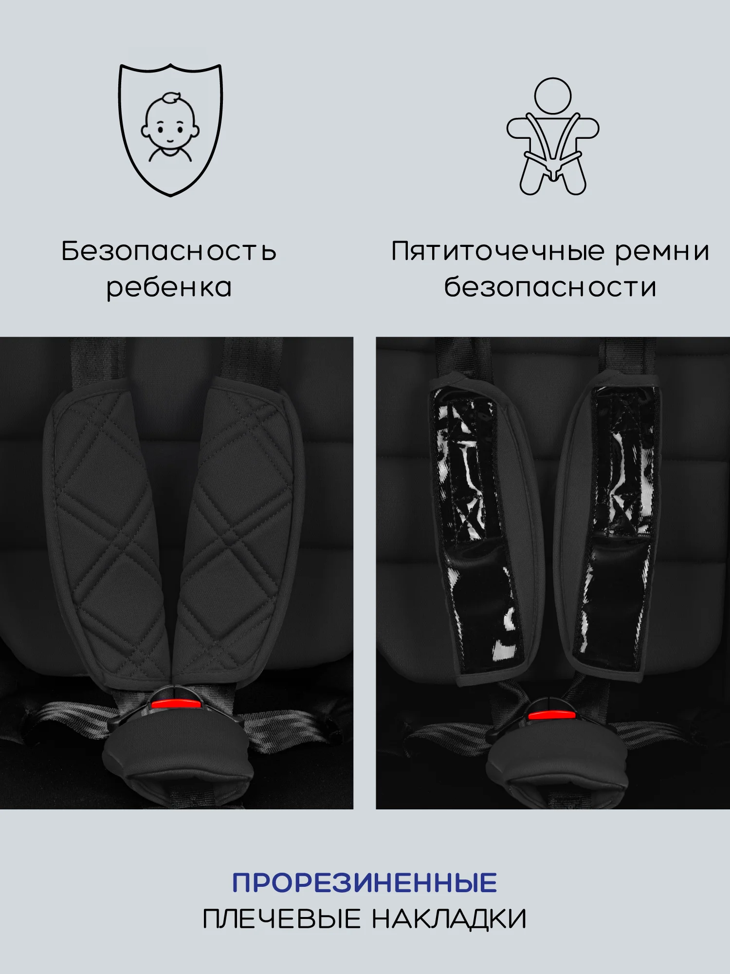 Автокресло детское AMAROBABY ST-3,Isofix класс D, группа 0+/1/2/3