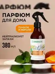 Гипоаллергенный биоразлагаемый освежитель воздуха SYNERGETIC, Пачули и нероли, 0,38 л