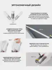 Белый пылесос вертикальный ручной Xiaomi Deerma DX115C /T3/T50W/моющий VX96W/DX888 / DEM-T20W