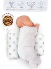 Белый подушка (валик-позиционер для боковой поддержки) Amarobaby Nature Anatomy с лузгой гречихи