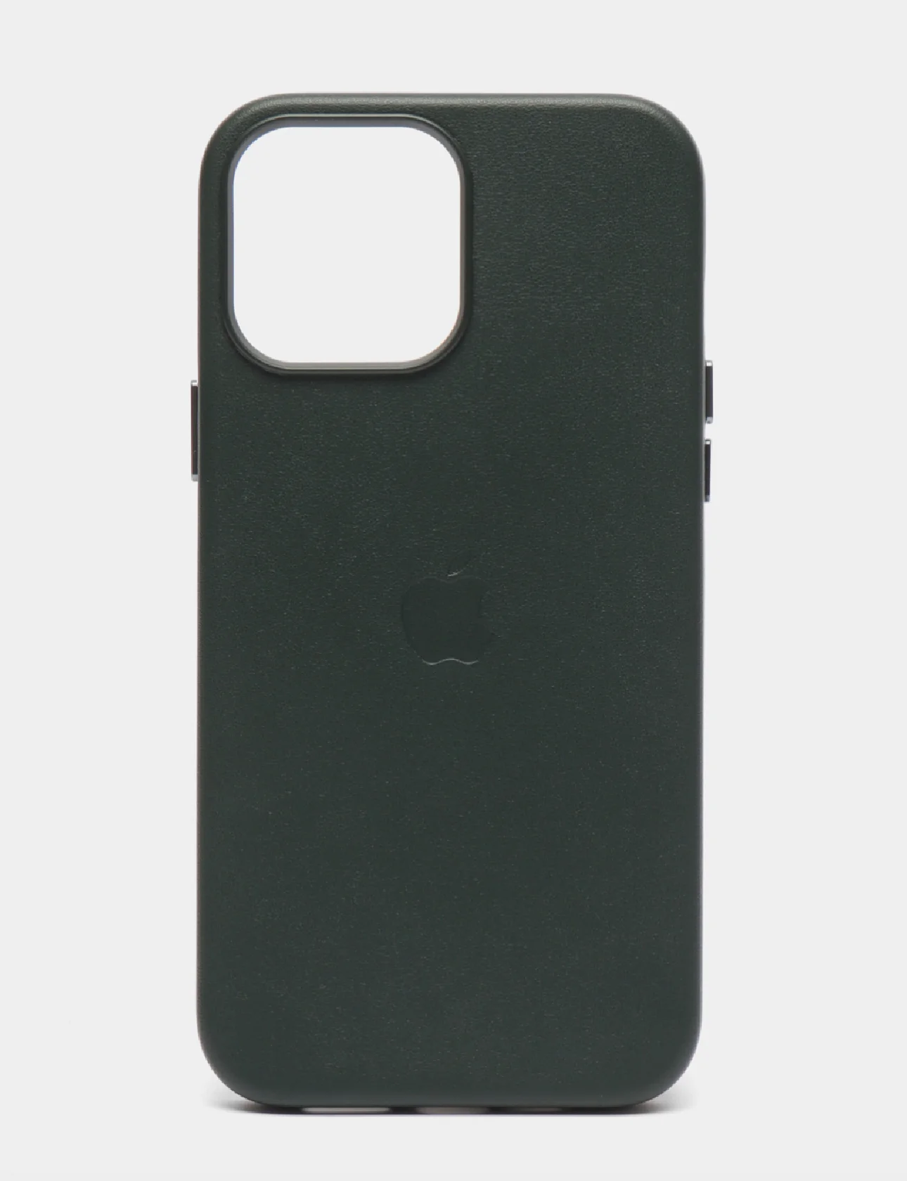 Зеленый кожаный чехол Leather Case для iPhone 13 mini с функцией MagSafe
