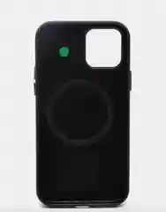 Черный кожаный чехол Leather Case для iPhone 13 mini с функцией MagSafe