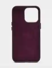 Тёмно-бордовый кожаный чехол Leather Case для iPhone 14 Pro с функцией MagSafe
