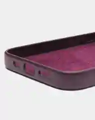 Тёмно-бордовый кожаный чехол Leather Case для iPhone 14 Pro с функцией MagSafe