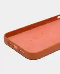 Оранжевый кожаный чехол Leather Case для iPhone 14 Pro с функцией MagSafe