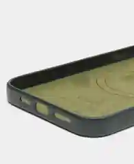 Зеленый кожаный чехол Leather Case для iPhone  15 Pro Max с функцией MagSafe