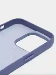 Голубой кожаный чехол Leather Case для iPhone  15 Pro Max с функцией MagSafe