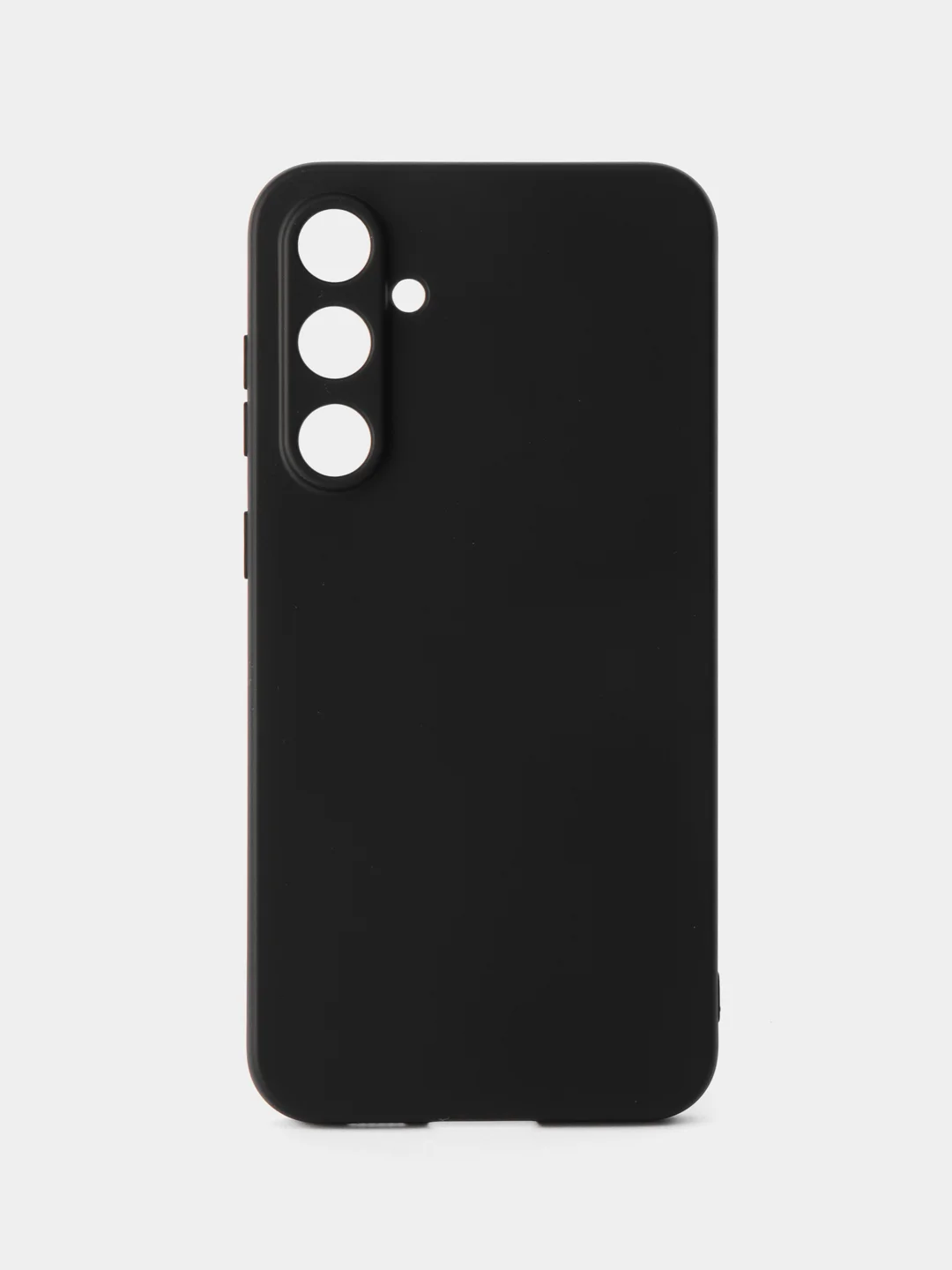Черный чехол Samsung Galaxy S23 FE силиконовый, прозрачный с кармашком