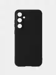 Черный чехол Samsung Galaxy S23 FE силиконовый, прозрачный с кармашком