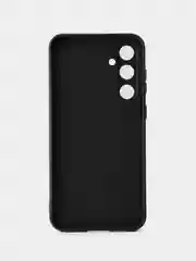 Черный чехол Samsung Galaxy S23 FE силиконовый, прозрачный с кармашком