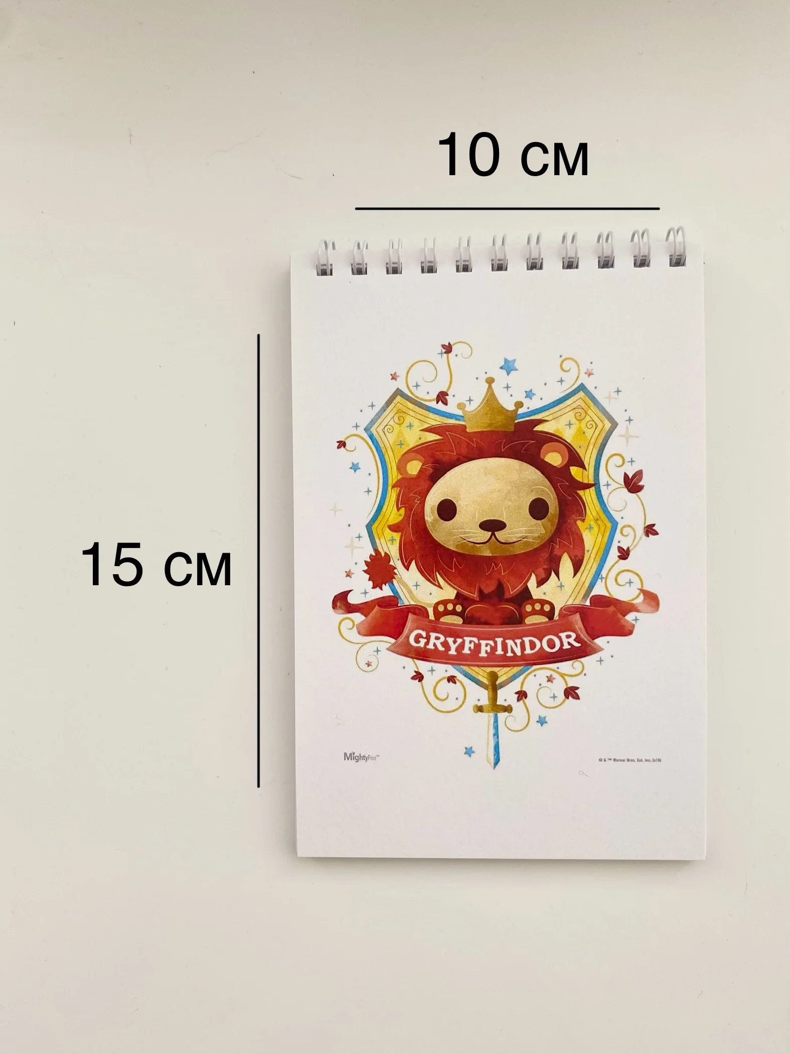 Красный блокнот А6 Гарри Поттер