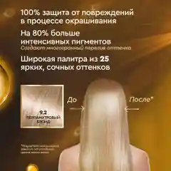Крем-краска для волос STYLIST COLOR PRO INTENSE, тон 9.2, Перламутровый блонд, 118 мл