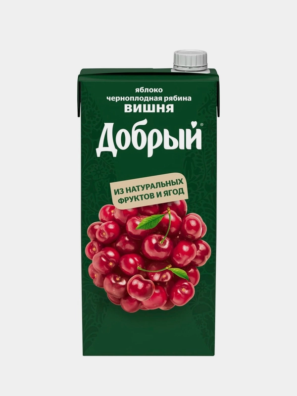 Нектар Добрый "Яблоко-Вишня-Рябина", 2 л
