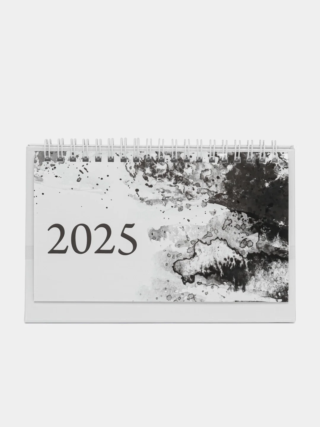 Белый календарь настольный 2025