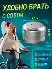 Серебряный колонка портативная мини