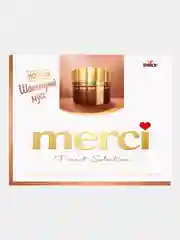 Набор шоколадных конфет Merci Ассорти, с начинкой из шоколадного мусса, 210 г