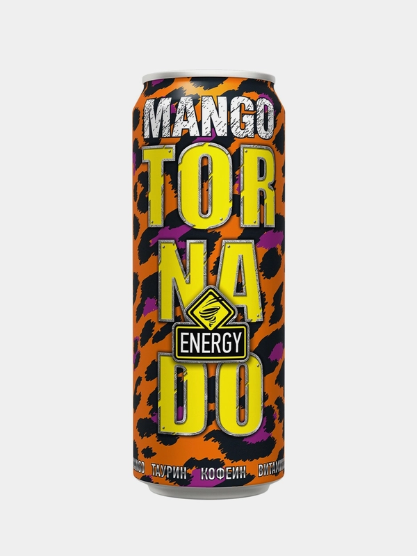 Энергетический напиток Tornado Mango, 450 мл
