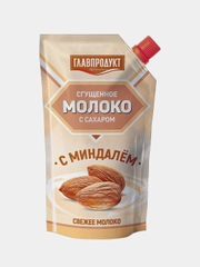 Молоко сгущенное Главпродукт, с миндалём, 270 г