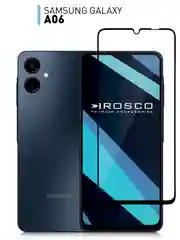 Прозрачный 1-2 шт стекло для Samsung Galaxy A06 защитное ROSCO прозрачное олеофобное с черной рамкой