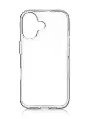 Прозрачный чехол для Apple iPhone 16 силиконовый ROSCO прозрачный тонкий с бортиком- защитой камер