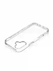 Прозрачный чехол для Apple iPhone 16 Plus силиконовый ROSCO прозрачный с бортиком- защитой камер