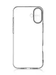 Прозрачный чехол для Apple iPhone 16 Plus силиконовый ROSCO прозрачный с бортиком защитой камер