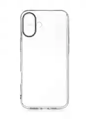 Прозрачный чехол для Apple iPhone 16 Plus силиконовый ROSCO прозрачный с бортиком защитой камер